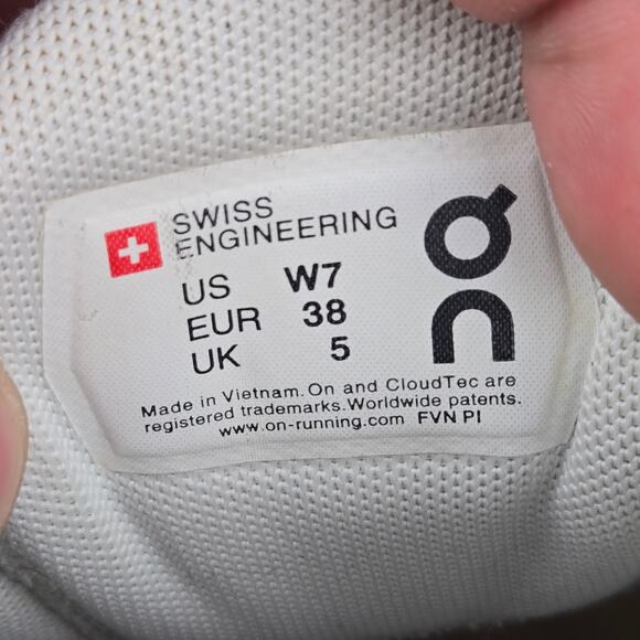 On Running Womens Cloudswift White Limelight Athletic Casual Daily Trainer W7 - Picture 13 of 13